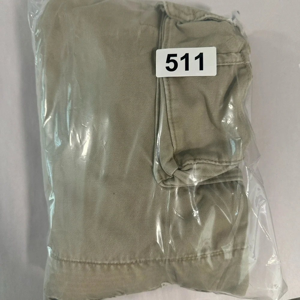 NOBO No Boundaries Cargo Shorts Men 38 Beige Y2K Jorts Pockets Heavy Grunge